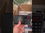 hoco HI50 Multi-function Portable AM and FM Bluetooth Radio Support USB Disk / TF Card(Black) - YouTube Video