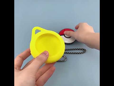 For Pokemon Go Plus+ Sleep Monitor Poke Ball Anti-Fall Silicone Protective Case(Black) - YouTube Video