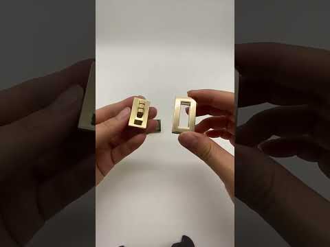 Handbag Hardware Accessories Gilt Metal Lock - YouTube Video