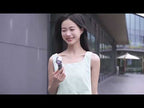HX-F369 LED Digital Display High Speed Handheld Fan(White) - YouTube Video