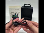 SX6 1 TX + 2 RX Lavalier Wireless Microphone with Digital Display Charging Box, Specification:Type-C(Black) - YouTube Video