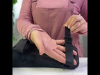 Curve Three-dimensional Support Memory Foam Office Chair Armrest Pad, Color: Black - YouTube Video