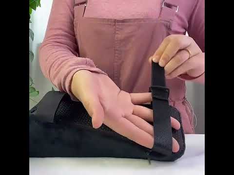 Curve Three-dimensional Support Memory Foam Office Chair Armrest Pad, Color: Black - YouTube Video