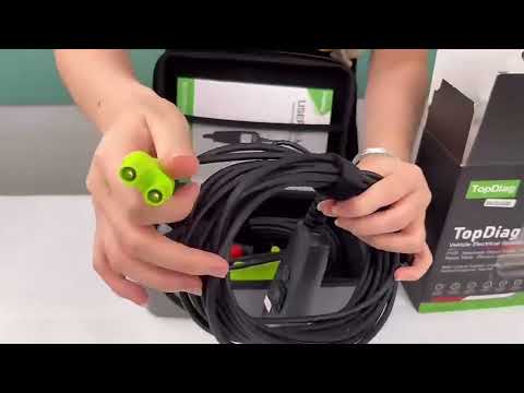 TopDiag P100 Car Circuit Intelligent Analyzer Diagnostic Instrument, Cable Length: 2m - YouTube Video