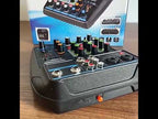 D4 4-Channel Mixer With Reverb Stage & Live Streaming Audio Mixer(Blue) - YouTube Video