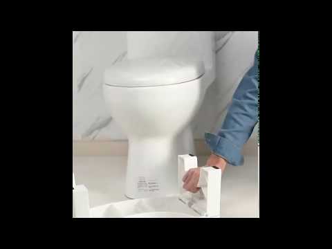 Non-slip Toilet Foot Stool Folding Children Potty Footstool Professional Toilet Auxiliary Stool - YouTube Video