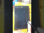 Howshow 8.5 inch LCD Pressure Sensing E-Note Paperless Writing Tablet / Writing Board (Blue) - YouTube Video