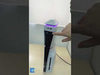 For PS5 Slim Top Dustproof Colorful Cooling Fan 3 Adjustable Speed(White) - YouTube Video