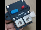 50A Auto Circuit Breaker Car Audio Fuse Holder Power Insurance Automatic Switch(Blue) - YouTube Video