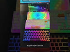 82 Keys Bluetooth Wireless 3-mode RGB Hot-plug Customized Mechanical Keyboard Kit + Keycap(White) - YouTube Video