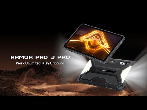 [HK Warehouse] Ulefone Armor Pad 3 Pro Rugged Tablet PC, 8GB+256GB, 10.36 inch Android 13 MediaTek MT8788 Octa Core 4G Network, EU Plug(Black) - YouTube Video