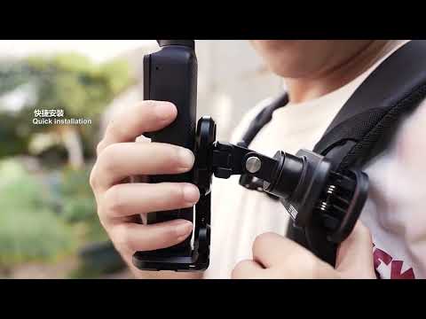 For DJI Osmo Pocket 4 / 3 STARTRC Metal L-shaped Expansion Bracket (Black) - YouTube Video
