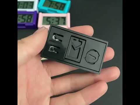 LCD Digital Electronic Car Clock Car Interior Accessory Date Calendar Time Display(Black) - YouTube Video