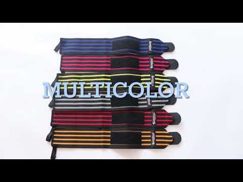 SURECOOL 50x8cm Sports Wrist Wraps Weightlifting Equipment Training Straps(Dark Blue) - YouTube Video
