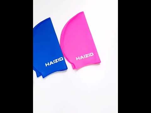 HAIZID Silicone Waterproof Oversized Swimming Cap, Color: Black 50g - YouTube Video
