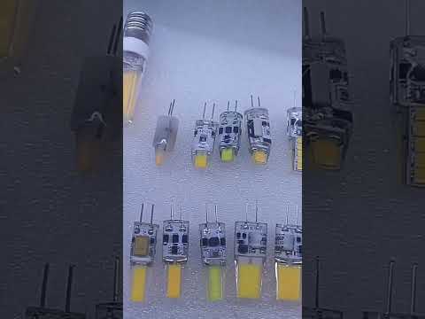 G9 3W 300LM COB LED Light , Silicone Dimmable for Halls / Office / Home, AC 220-240V, Transparent Plug(White Light) - YouTube Video