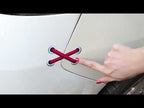 10pcs Shoelace Car Sticker Body Cover Up Scratch Patch Sticker(Red Cross) - YouTube Video