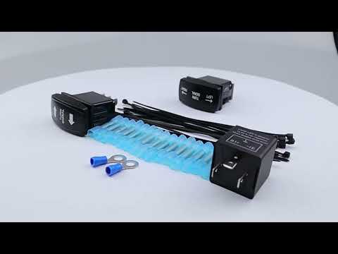 CP-4306 UTV ATU Car Side-by-side Turn Signal Light Kit - YouTube Video