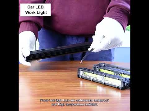 9-30V 12W 6000K Car LED Work Light(White Light) - YouTube Video