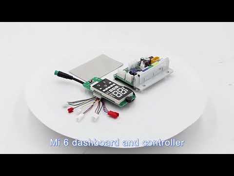 For Xiaomi 6 Electric Scooter Dashboard Display Circuit Board with Turn Signal Indicator - YouTube Video