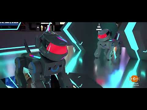 JJR/C R45 2.4G RC Cyber Intelligent AI Robot Dog(Grey) - YouTube Video