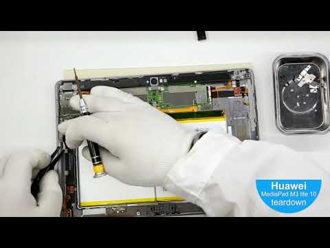 Charging Port Flex Cable For Huawei MediaPad M3 Lite 10 inch - YouTube Video