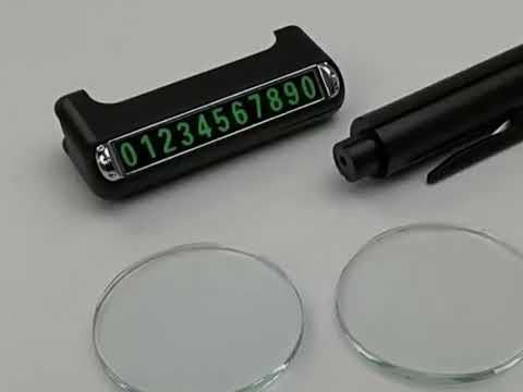 Car Safety Hammer Car Escape Device Temporary Parking Number Plate(4 In 1) - YouTube Video