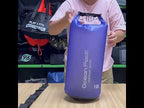 Outdoor Waterproof Single Shoulder Dry Bag Dry Sack PVC Barrel Bag, Capacity: 10L (Green) - YouTube Video