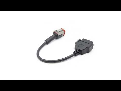 6Pin Motorcycles OBD2 Conversion Cable OBDII Diagnostic Adapter Cable for Harley Davidson - YouTube Video