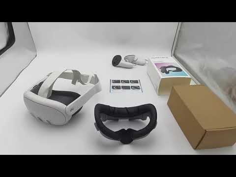 For Meta Quest 3 Adjustable Replacement Eye Mask VR Blackout Soft Replacement Face Mask Set - YouTube Video