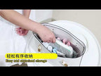 Multifunctional Handheld Cosmetic Bag Travel Toiletries Storage Bag(Grey) - YouTube Video