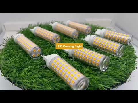 G9 7W SMD 2835 124 LEDs LED Corn Light, Warm White Light, AC 100-265V - YouTube Video