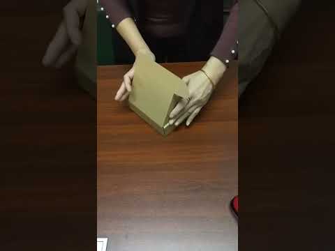 100 PCS Kraft Paper Shipping Box Packaging Box, Size: Q2, 13x8x2.5cm - YouTube Video