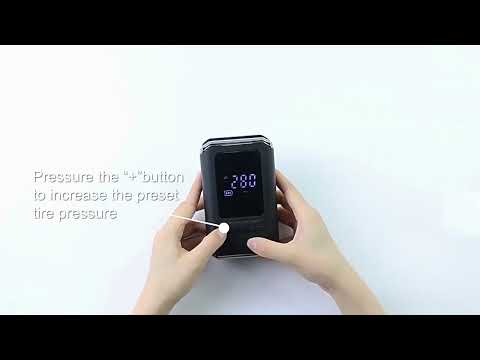 CX-229 Car Portable Air Pump Smart Wireless Tire Air Pump - YouTube Video