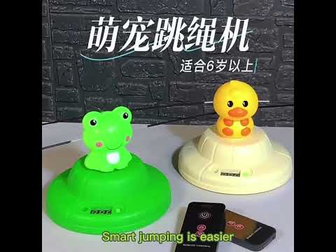 DS-006 Multiplayer Fun Automatic Electronic Counting Intelligent Skipping Machine(Little Frog) - YouTube Video