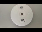 433MHz Photoelectronc Smoke and Heat Detector(White) - YouTube Video