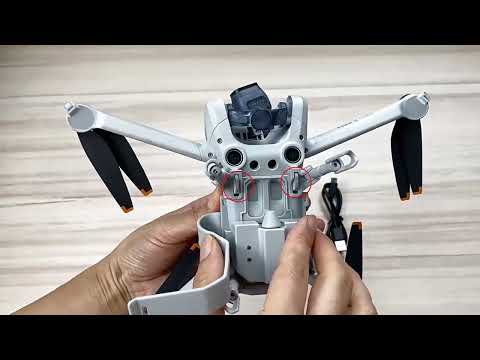 For DJI Mini 3 Pro / Mini 3 Drone YX Airdrop System Rechargeable Thrower Load 200g(Light Gray) - YouTube Video