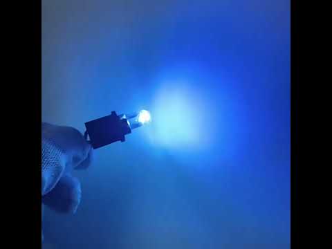 50 PCS T10 DC12V / 0.3W Car Clearance Light COB Lamp Beads(Yellow Light) - YouTube Video