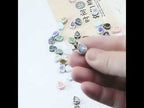 20 PCS/Pack Leaf-Shaped Ceramic Loose Bead Bracelet DIY Clothing Accessory(Mixed Color) - YouTube Video