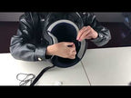 T33 3.5mm Interface Music Call Motorcycle Helmet Wired Headphone, Length: 1.2m - YouTube Video