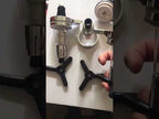 Aluminum Alloy Wall-mounted Dosing Dispenser Cocktail Bartender Wine Head, Specification:Quantitative 30 ml - YouTube Video