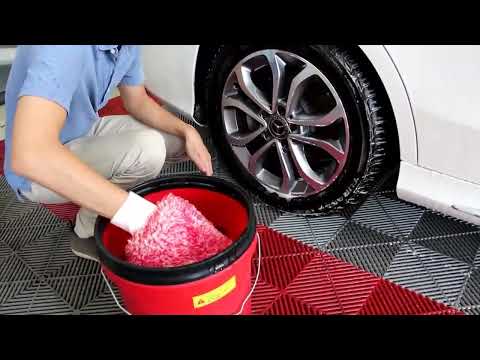 Microfiber Dusting Mitt Car Window Washing Cleaning Cloth Duster Towel Gloves (Black) - YouTube Video