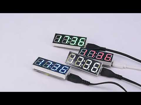 Online Version USB Electronic Clock Wireless WIFI Automatic Time Clock Module(Random Color Delivery) - YouTube Video