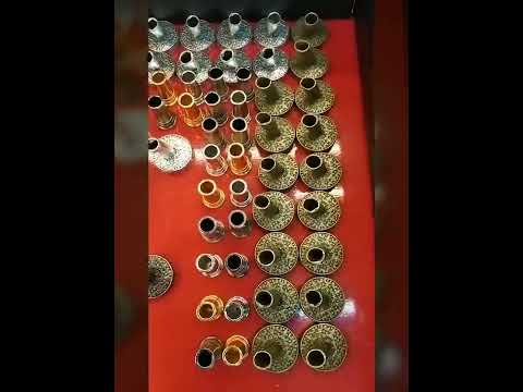 Retro Feather Pen Holder Metal Round Pen Holder, Size:4×4.1cm - YouTube Video