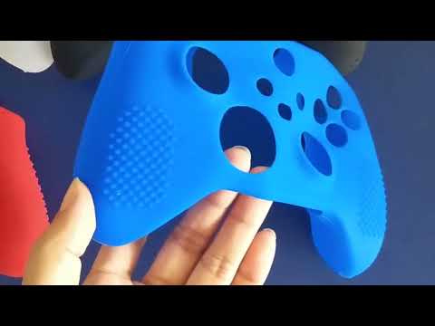 For XBOX Series S / X Gamepad Non-Slip Silicone Protective Case(Red) - YouTube Video