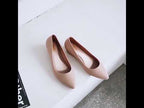 Shallow Mouth Square Head Single Shoes, Size:39(Black) - YouTube Video