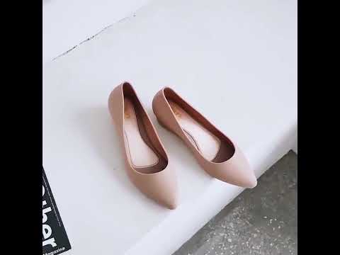 Shallow Mouth Square Head Single Shoes, Size:39(Black) - YouTube Video