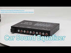 EQ-819 Car Audio Equalizer EQ Tuning Crossover Amplifier Supports Dual Microphone Input Reverberation Adjustment - YouTube Video