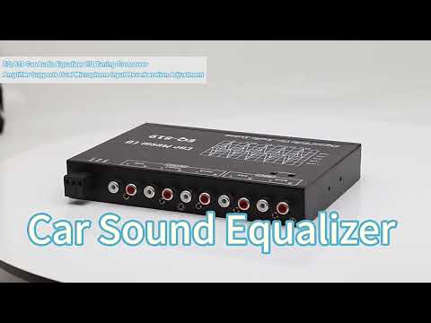 EQ-819 Car Audio Equalizer EQ Tuning Crossover Amplifier Supports Dual Microphone Input Reverberation Adjustment - YouTube Video