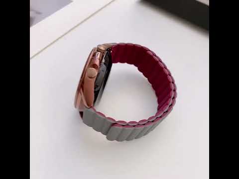 20mm For Samsung Smart Watch Universal Silicone Magnetic Watch Band(Black) - YouTube Video